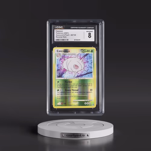 2007 Diamond & Pearl #44/130 Cascoon - Reverse Holo (CGC 8 NM-MT)