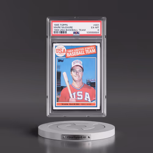 1985 Topps #401 Mark McGwire - 1984 USA Baseball Team (PSA 6 EX-MT)