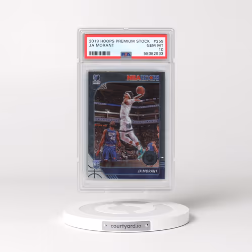 2019 Panini Hoops Premium Stock #259 Ja Morant (PSA 10 GEM MINT)