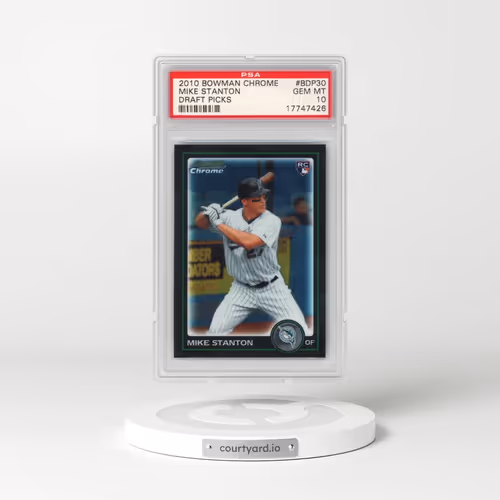 2010 Bowman Chrome Draft Picks #BDP30 Mike Stanton (PSA 10 GEM MINT)