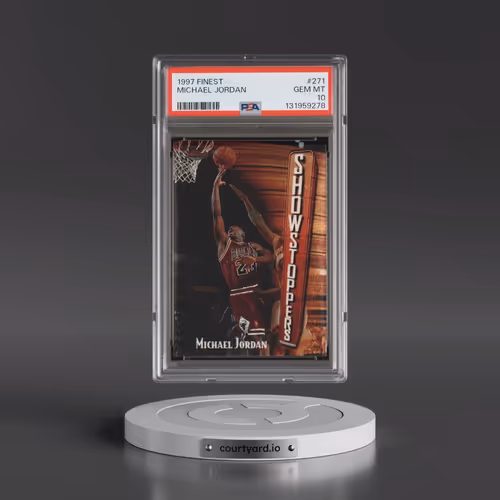 1997 Finest #271 Michael Jordan (PSA 10 GEM MINT)