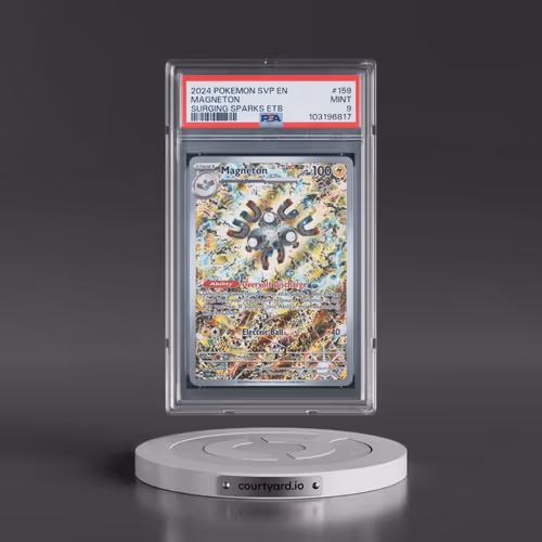 2024 Pokémon Svp EN-SV Black Star Promo #159 Magneton - Surging Sparks Elite Trainer Box (PSA 9 MINT