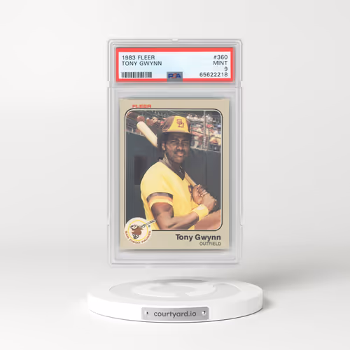 1983 Fleer #360 Tony Gwynn (PSA 9 MINT)