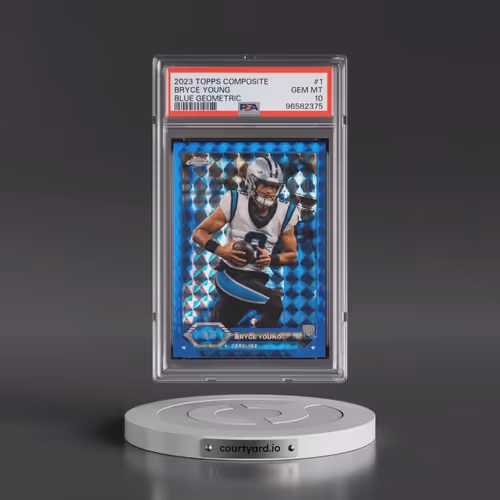 2023 Topps Composite #1 Bryce Young - Blue Geometric (PSA 10 GEM MINT)