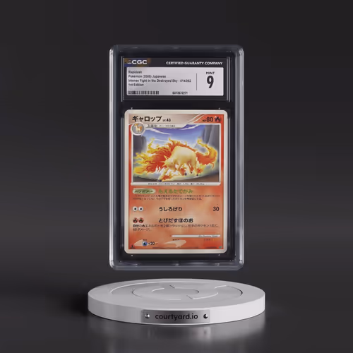 2008 Intense Fight in the Destroyed Sky #014/092 Rapidash - 1st Edition (CGC 9 MINT)