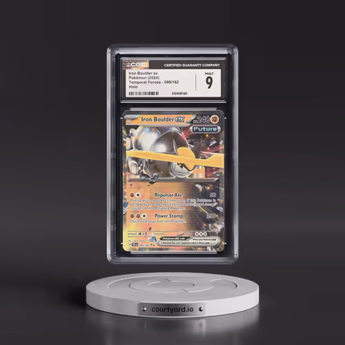 2023 Temporal Forces - TEF EN #099/162 Iron Boulder ex - Holo (CGC 9 MINT)