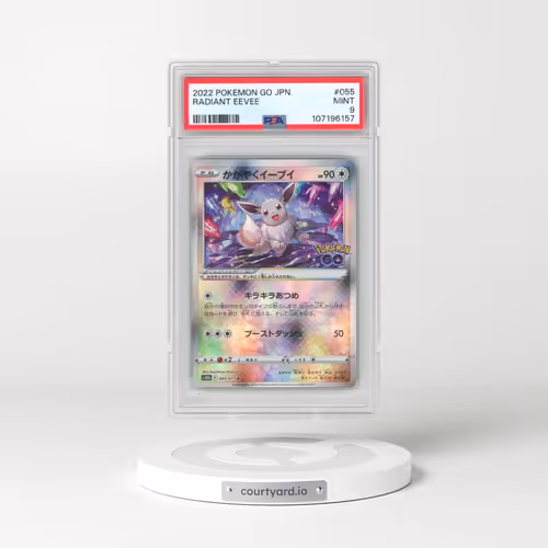 2022 Pokémon Go #055 Radiant Eevee - Holo (PSA 9 MINT)