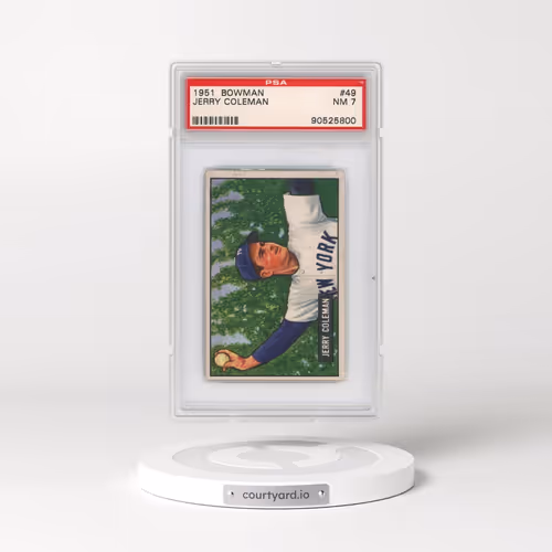 1951 Bowman #49 Jerry Coleman (PSA 7 NM)