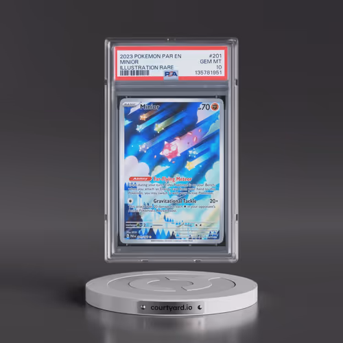 2023 Pokémon Par EN-Paradox Rift #201 Minior - Illustration Rare (PSA 10 GEM MINT)