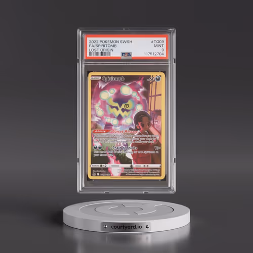 2022 Pokémon Sword & Shield Lost Origin #TG09 Spiritomb - Full Art (PSA 9 MINT)