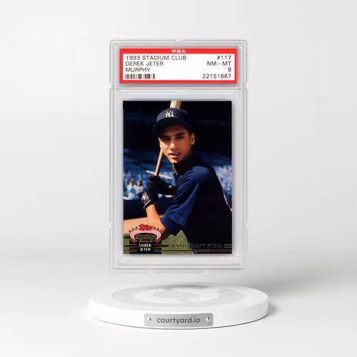 1993 Stadium Club Murphy #117 Derek Jeter (PSA 8 NM-MT)