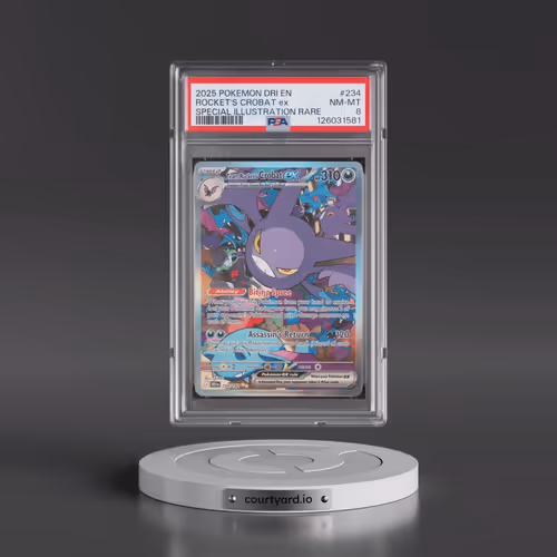 2025 Pokémon Dri EN-Destined Rivals #234 Team Rocket's Crobat EX - Holo Special Illustration Rare (P