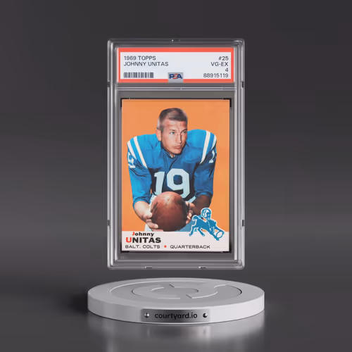 1969 Topps #25 Johnny Unitas (PSA 4 VG-EX)
