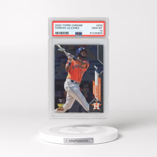 2020 Topps Chrome #200 Yordan Alvarez (PSA 10 GEM MINT)
