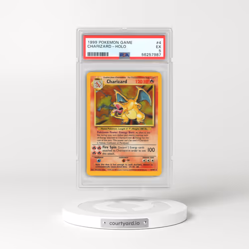 1999 Pokémon Game #4 Charizard - Holo (PSA 5 EX)