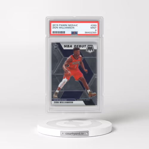 2019 Panini Mosaic #269 Zion Williamson (PSA 9 MINT)