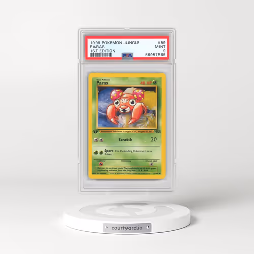 1999 Pokémon Jungle #59 Paras - 1st Edition (PSA 9 MINT)