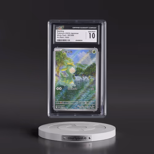 2025 White Flare - sv11W #091/086 Deerling - Art Rare Holo (CGC 10 GEM MINT)