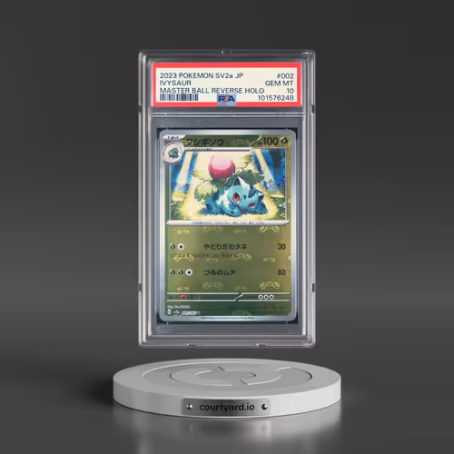 2023 Pokémon Sv2a-Pokemon 151 #002 Ivysaur - Reverse Holo Master Ball (PSA 10 GEM MINT)