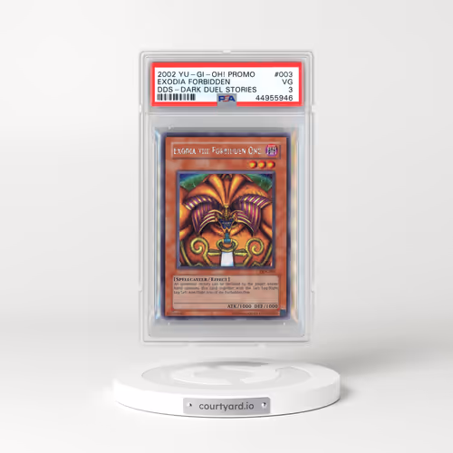 2002 Dark Duel Stories #003 Exodia Forbidden (PSA 3 VG)