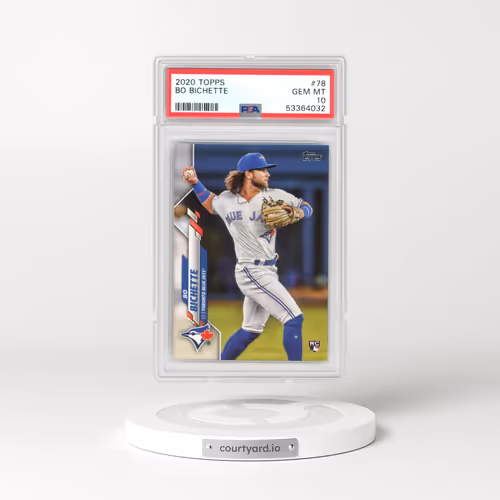 2020 Topps #78 Bo Bichette (PSA 10 GEM MINT)