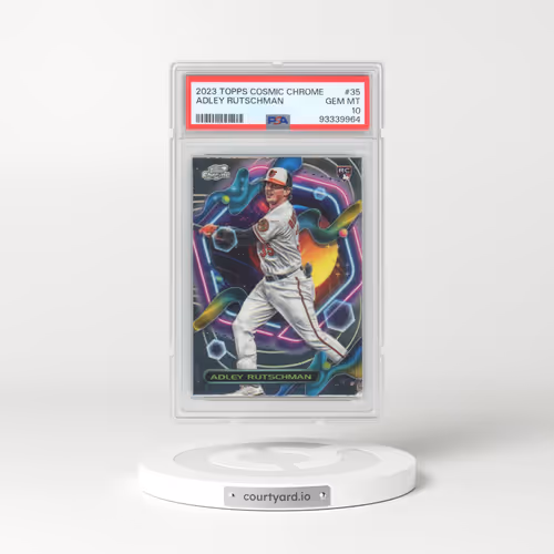2023 Topps Cosmic Chrome #35 Adley Rutschman (PSA 10 GEM MINT)