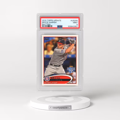 2012 Topps Update #US299 Bryce Harper - Batting (PSA 9 MINT)