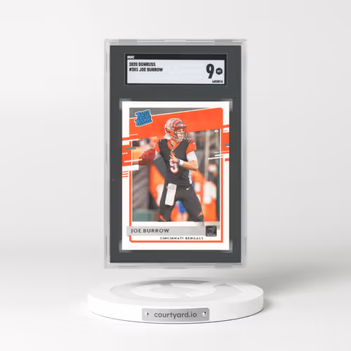 2020 Donruss #301 Joe Burrow (SGC 9 MINT)