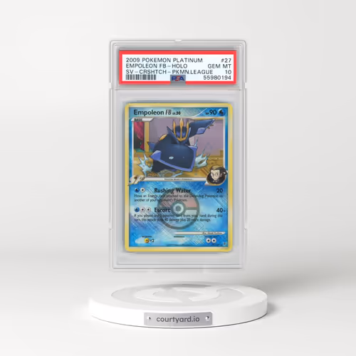 2009 Pokémon Platinum Supreme Victors #27 Empoleon FB - Holo Crosshatch-2010 Pokemon League (PSA 10