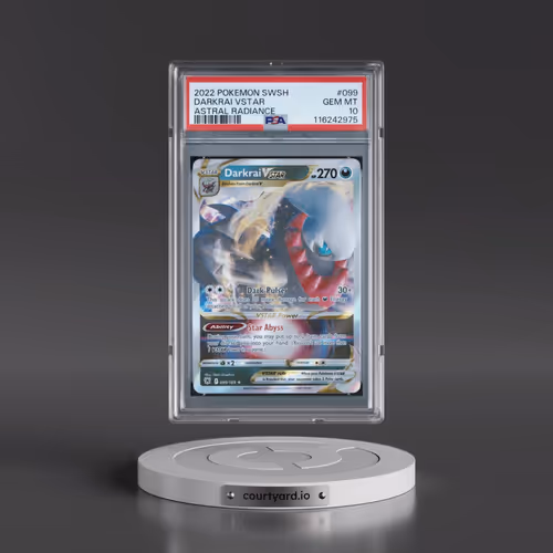 2022 Pokémon Sword & Shield Astral Radiance #099 Darkrai Vstar (PSA 10 GEM MINT)