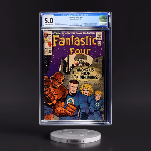 Fantastic Four #45 CGC 5.0 Off-white to White Pages (Marvel Comics, 12/65)