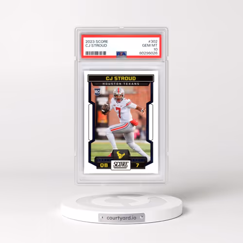 2023 Panini Score #302 CJ Stroud (PSA 10 GEM MINT)