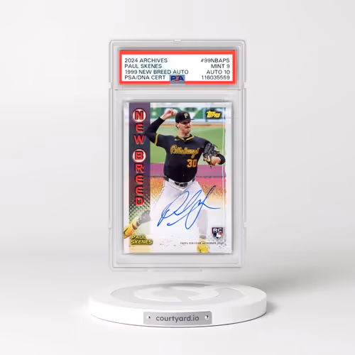 2024 Topps Archives 1999 New Breed Autographs #99NBAPS Paul Skenes (PSA 9 MINT)
