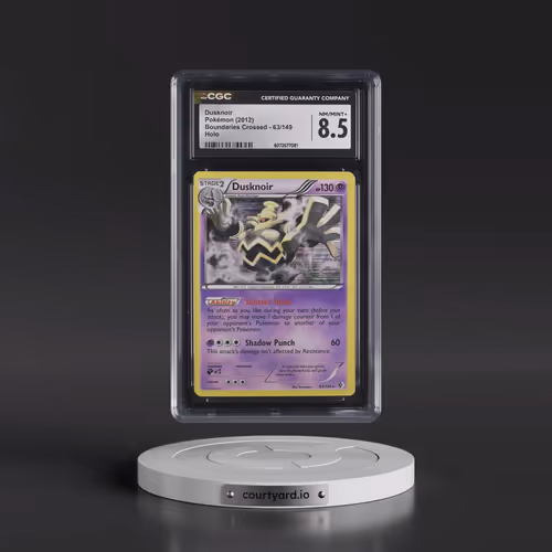 2012 Boundaries Crossed #63/149 Dusknoir - Holo (CGC 8.5 NM-MT+)