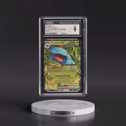 2023 Scarlet & Violet 151 - MEW EN #003/165 Venusaur ex - Holo (CGC 9 MINT)
