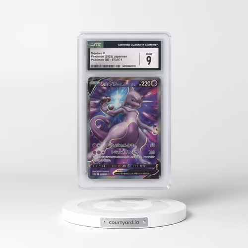 2022 Pokémon GO #073/071 Mewtwo V - Holo (CGC 9 MINT)