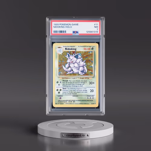 1999 Pokémon Game #11 Nidoking - Holo (PSA 7 NM)