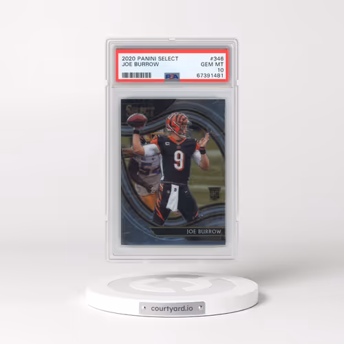 2020 Panini Select #346 Joe Burrow (PSA 10 GEM MINT)