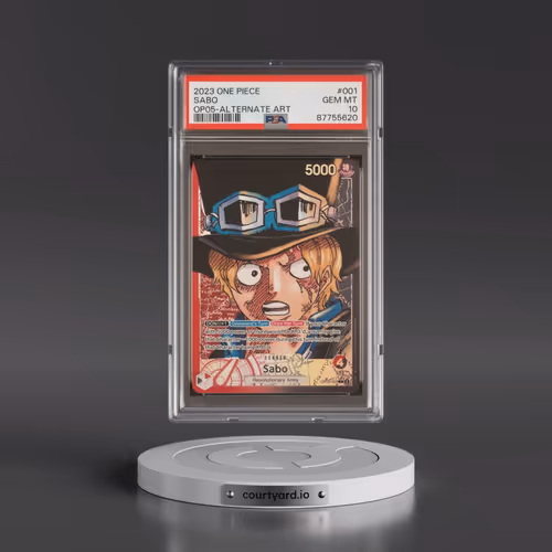 2023 One Piece OP05-Awakening of the New Era #001 Sabo - Alternate Art (PSA 10 GEM MINT)