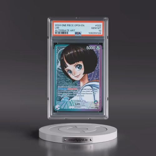 2024 One Piece OP09-Emperors in the New World #022 Lim - Alternate Art (PSA 10 GEM MINT)