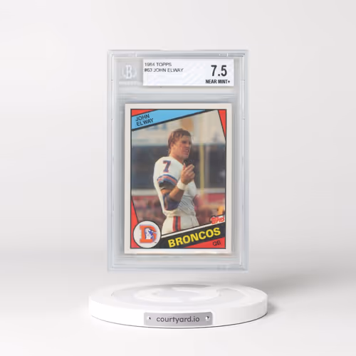 1984 Topps #63 John Elway (BGS 7.5 NM+)