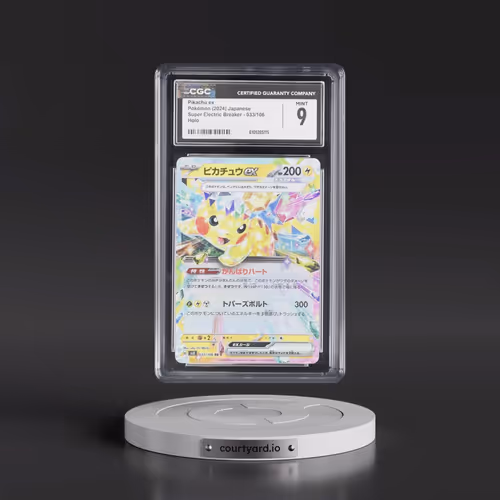 2024 Super Electric Breaker - sv8 #033/106 Pikachu ex - Holo (CGC 9 MINT)