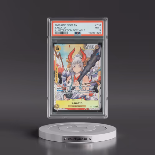 2025 One Piece Promos #016 Yamato - Illustration Box Vol 2 (PSA 9 MINT)