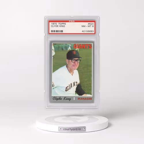 1970 Topps #624 Clyde King (PSA 8 NM-MT)
