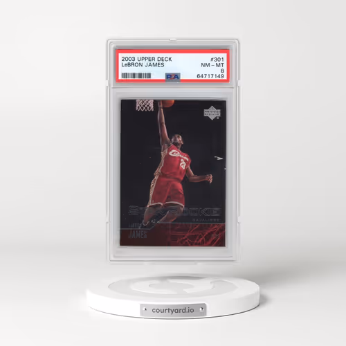 2003 Upper Deck #301 LeBron James (PSA 8 NM-MT)