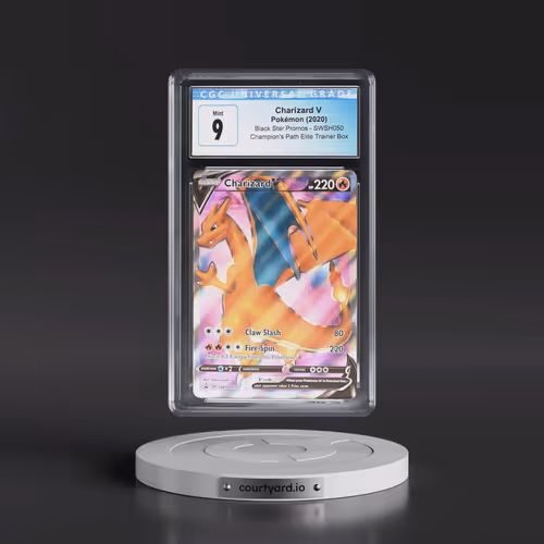 2017 Black Star Promos - Sword & Shield #SWSH050 Charizard V - Champion's Path Elite Trainer Box (Ho