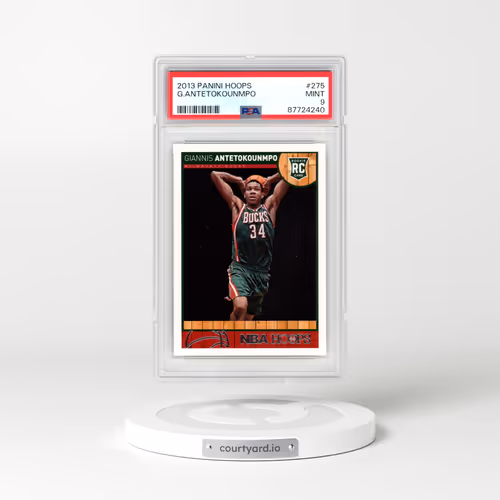 2013 Panini Hoops #275 Giannis Antetokounmpo (PSA 9 MINT)
