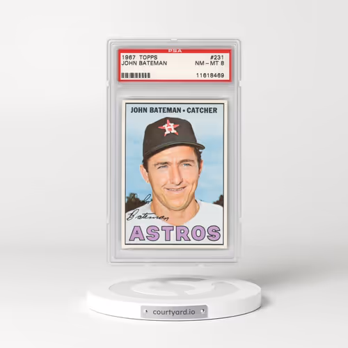 1967 Topps #231 John Bateman (PSA 8 NM-MT)