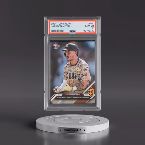 2024 Topps Now #591 Jackson Merrill (PSA 10 GEM MINT)
