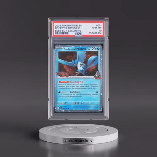 2025 Pokémon Dri EN-Destined Rivals #051 Team Rocket's Articuno - Best Buy Exclusive (PSA 10 GEM MIN